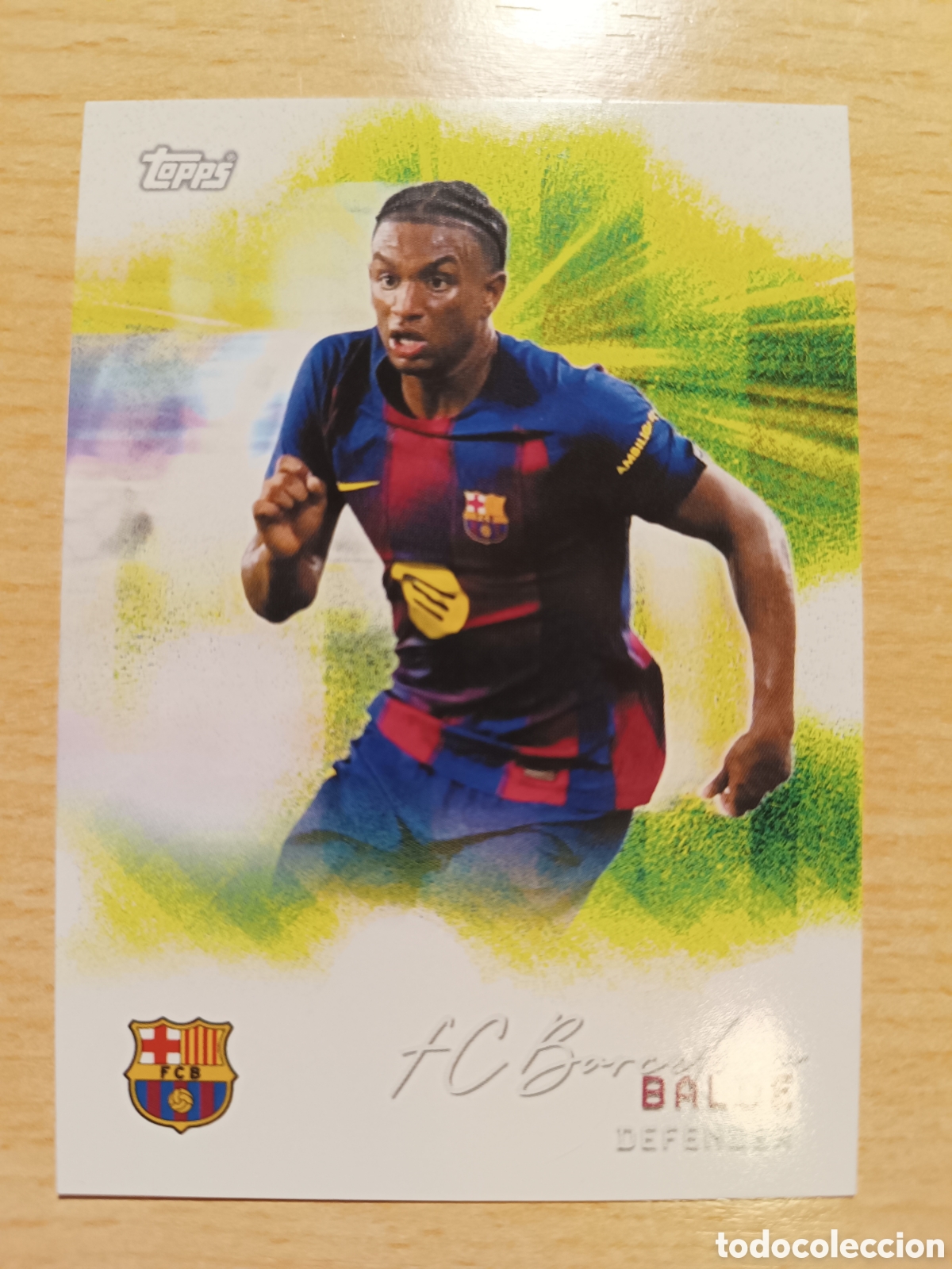 Cromos de Futebol: 29 BALDE PITCH PURSUITS FC BARCELONA TEAM SET 2025 2026 TOPPS 25 26