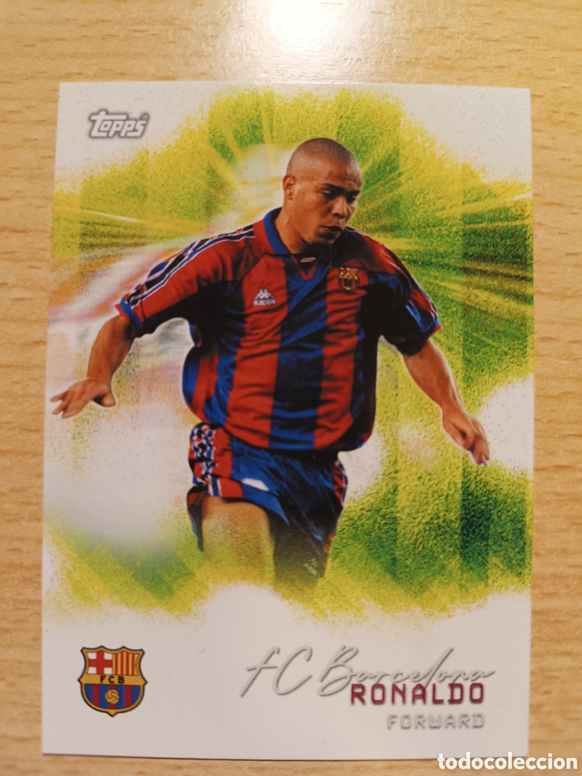 Cromos de F&uacute;tbol: 32 RONALDO NAZARIO PITCH PURSUITS FC BARCELONA TEAM SET 2025 2026 TOPPS 25 26