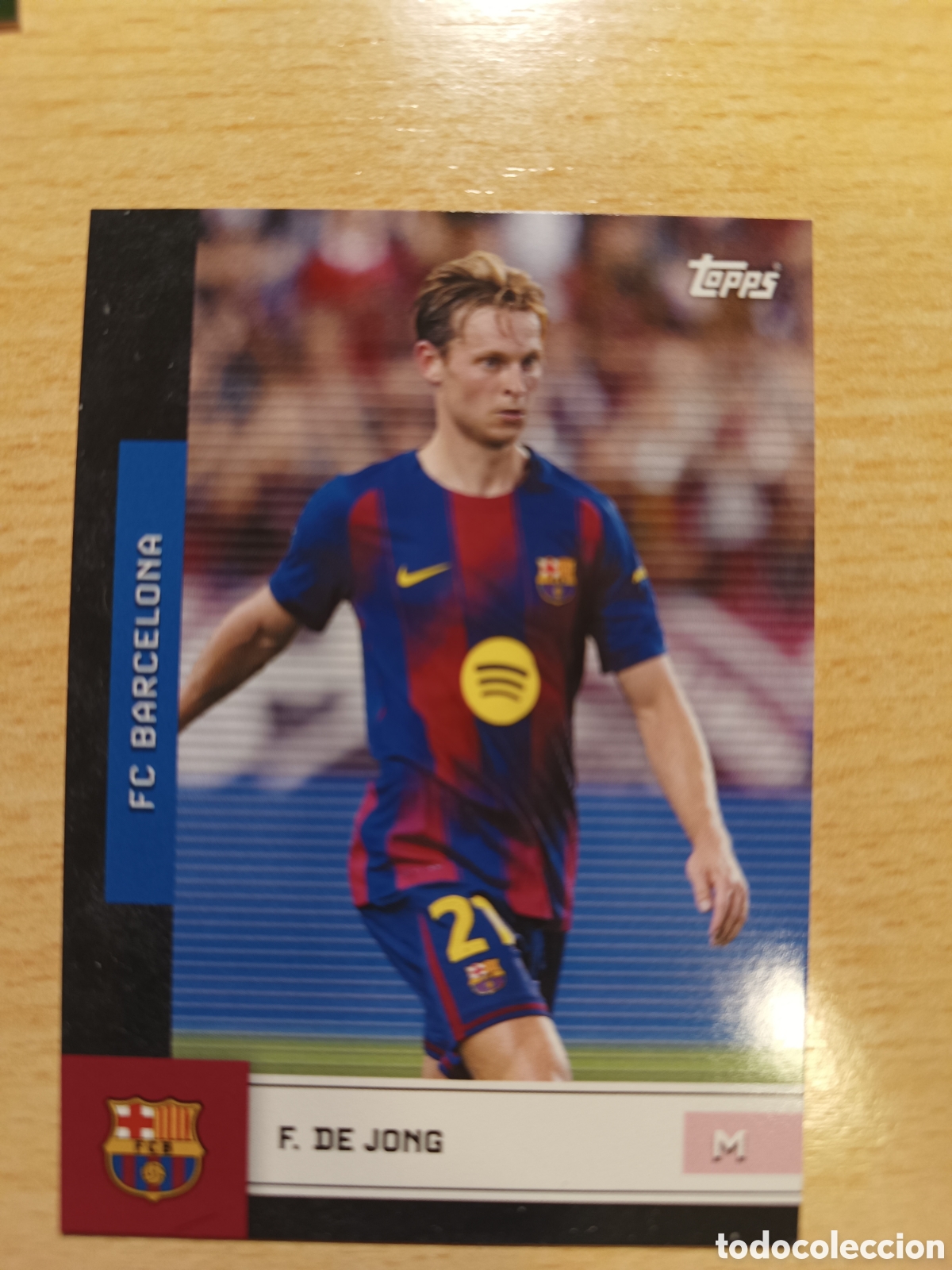 Cromos de Futebol: 9 FRENKIE DE JONG FIRST TEAM FC BARCELONA TEAM SET 2025 2026 TOPPS 25 26