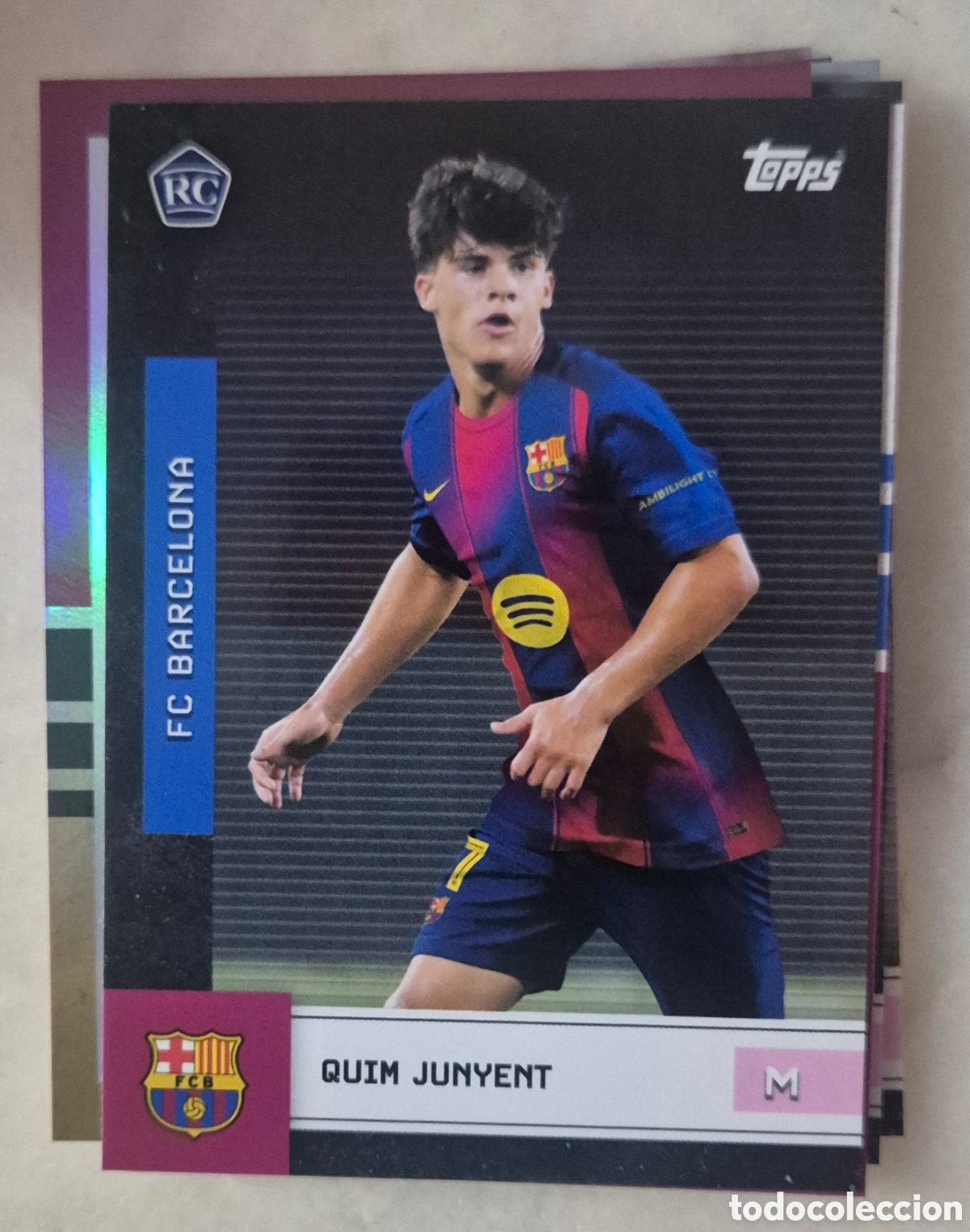Figurine di Calcio: Quim topps team set barcelona 25 26