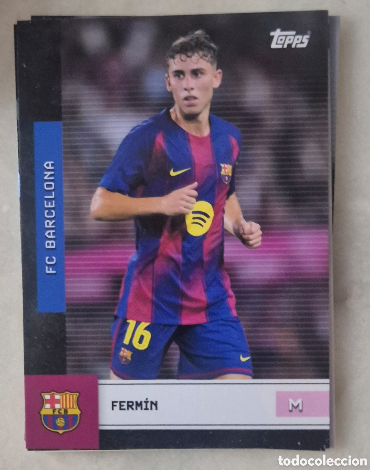 Figurine di Calcio: Fermin topps team set barcelona 25 26