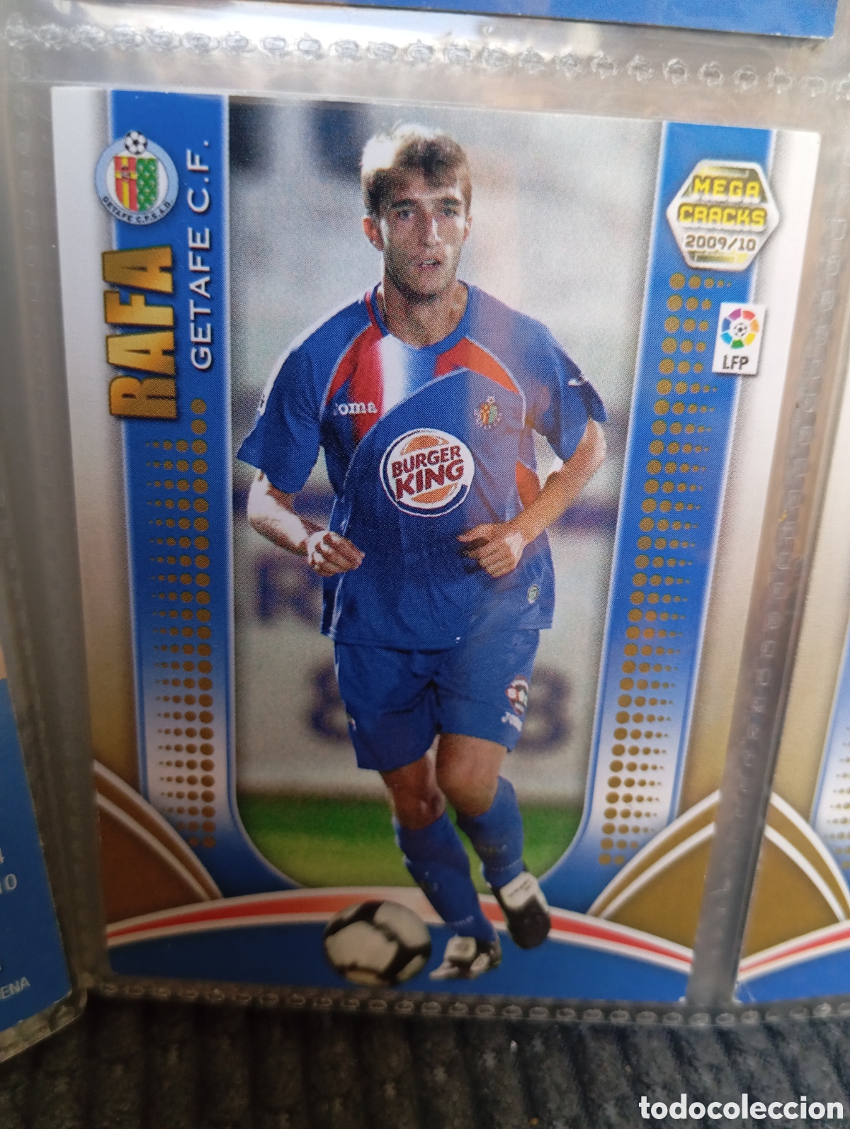 Football Stickers: RAFA GETAFE CF Cromo ficha de futbol Megacracks 2009-2010 MGK 09-10 PANINI
