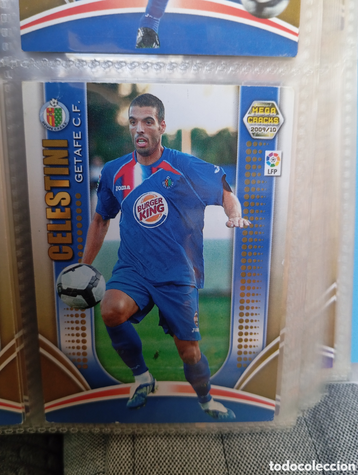 Cromos de Futebol: CELESTINI GETAFE CF Cromo ficha de futbol Megacracks 2009-2010 MGK 09-10 PANINI