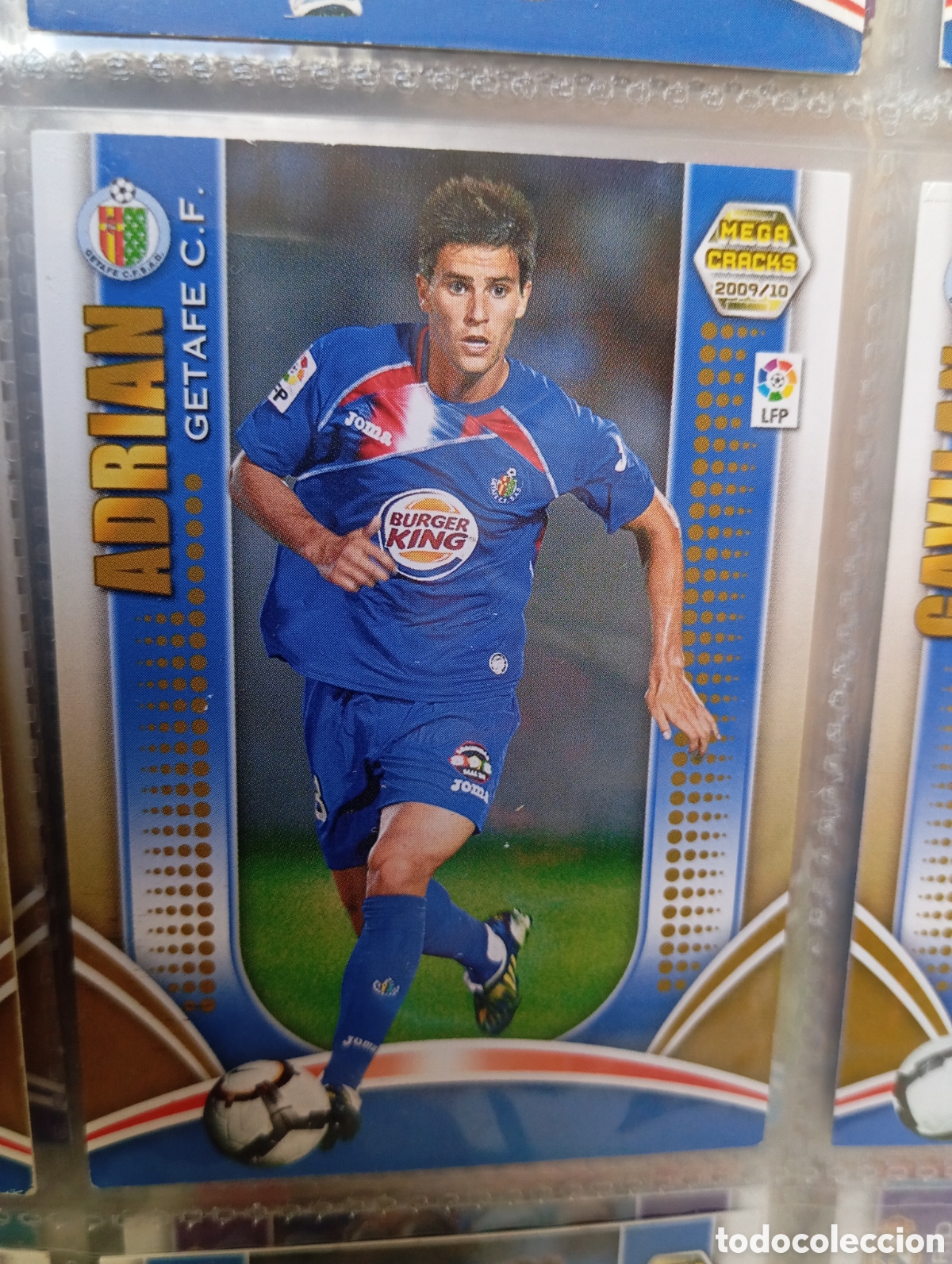 Football Stickers: ADRIAN GETAFE CF Cromo ficha de futbol Megacracks 2009-2010 MGK 09-10 PANINI