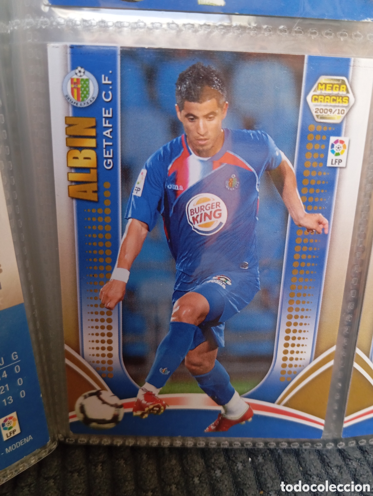 Football Stickers: ALBIN GETAFE CF Cromo ficha de futbol Megacracks 2009-2010 MGK 09-10 PANINI