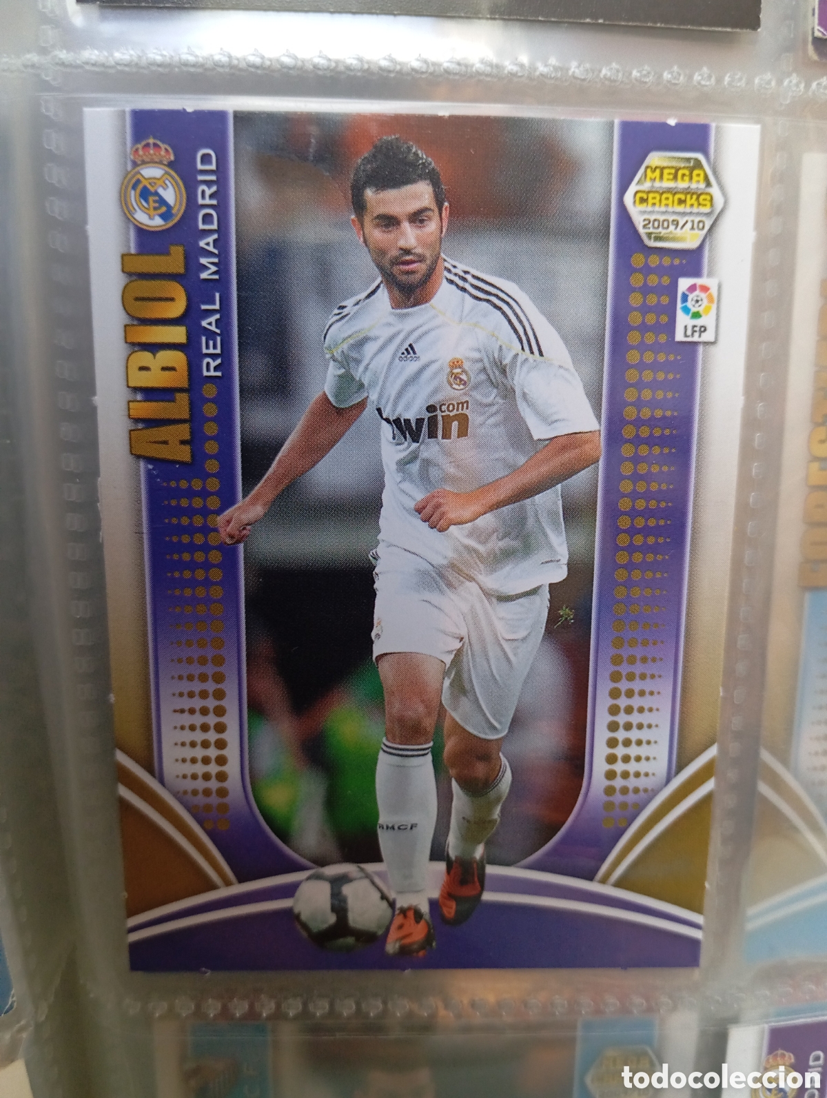 Cromos de Futebol: ALBIOL REAL MADRID Cromo ficha de futbol Megacracks 2009-2010 MGK 09-10 PANINI