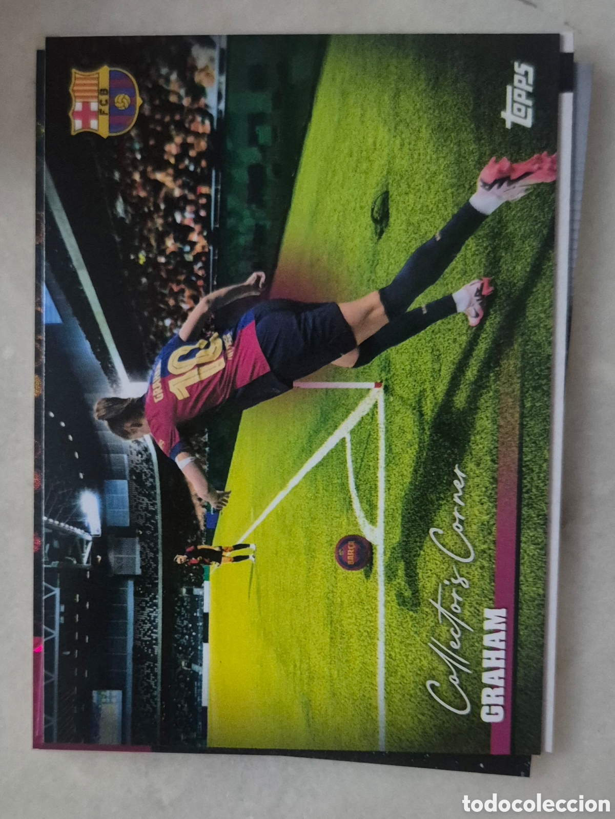 Cromos de Futebol: Graham collector corner topps team set barcelona 25 26