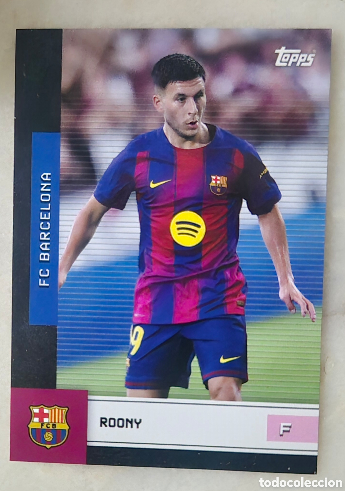 Football Stickers: Roony topps team set barcelona 25 26