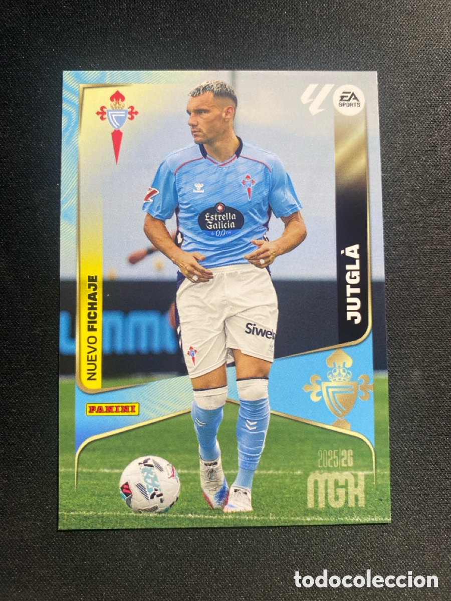 Cromos de F&uacute;tbol: Jutgl&aacute; 443 Nuevo Fichaje Celta de Vigo Megacracks 2025 2026 25 26