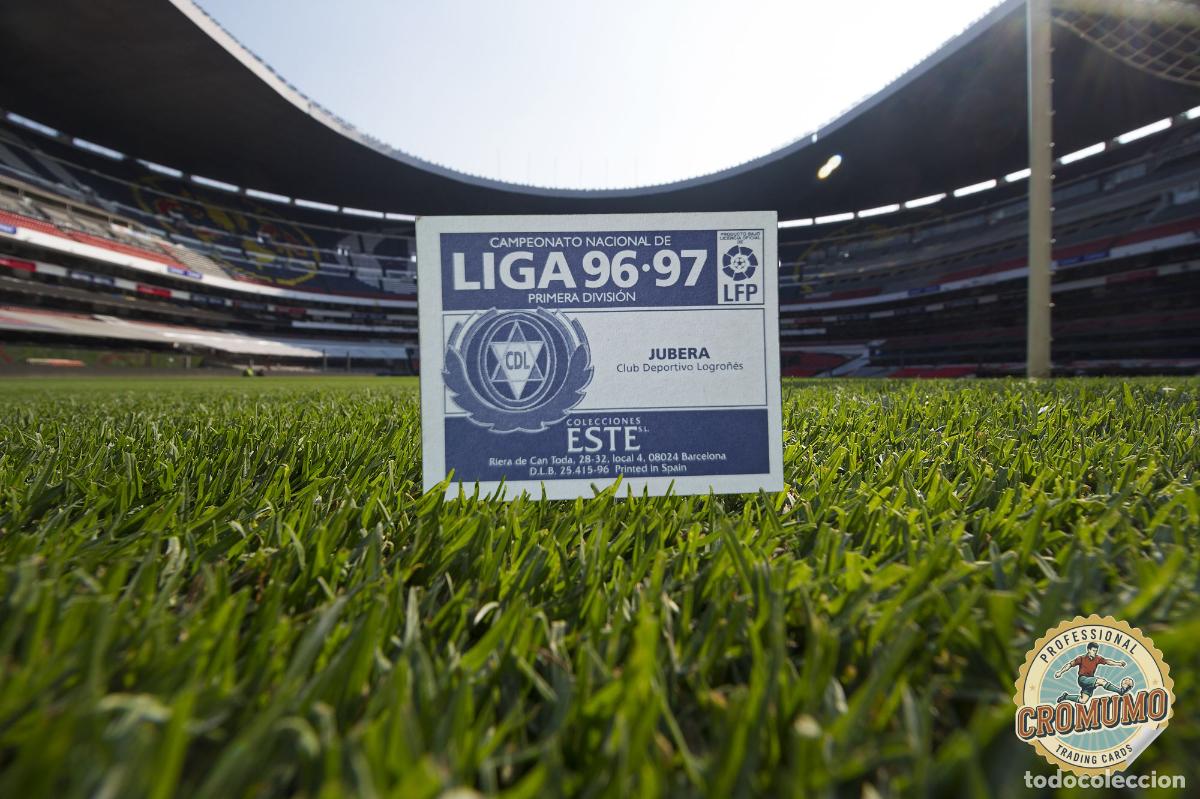 Cromos de f&uacute;tbol: Jubera - Logro&ntilde;es - 1996 1997 96 97 - Cromo Ediciones Este - Nunca Pegado - Foto 2