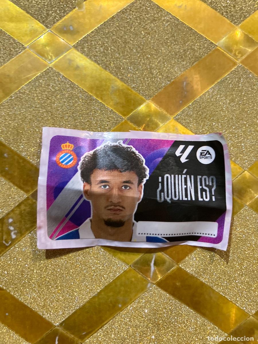 Cromos de F&uacute;tbol: CROMO CHICLE DE LIGA ESTE 2025 2026 ESPA&Ntilde;OL ESPANYOL &iquest; QUIEN ES ? PANINI CANDY !