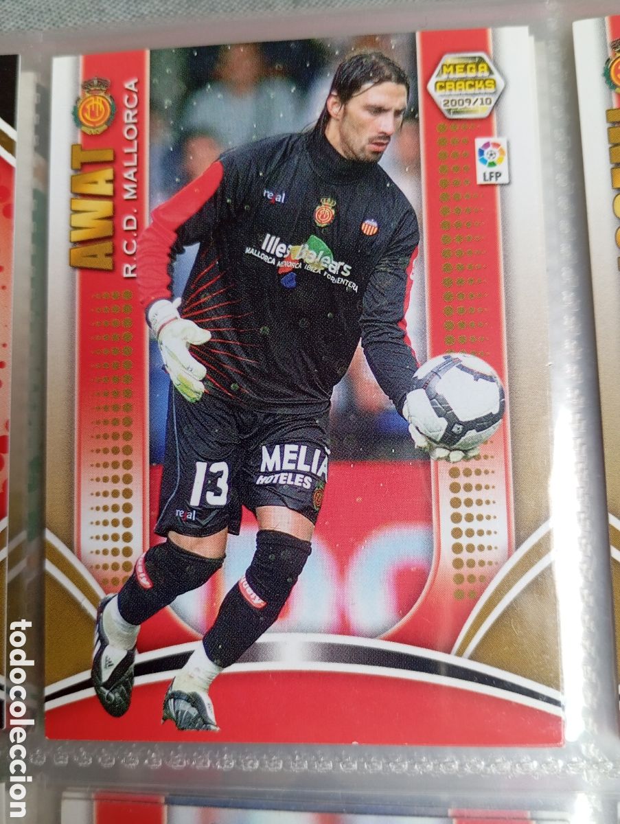 Fu&szlig;ball-Sticker: AWAT RCD MALLORCA Cromo ficha de futbol Megacracks 2009-2010 MGK 09-10 PANINI