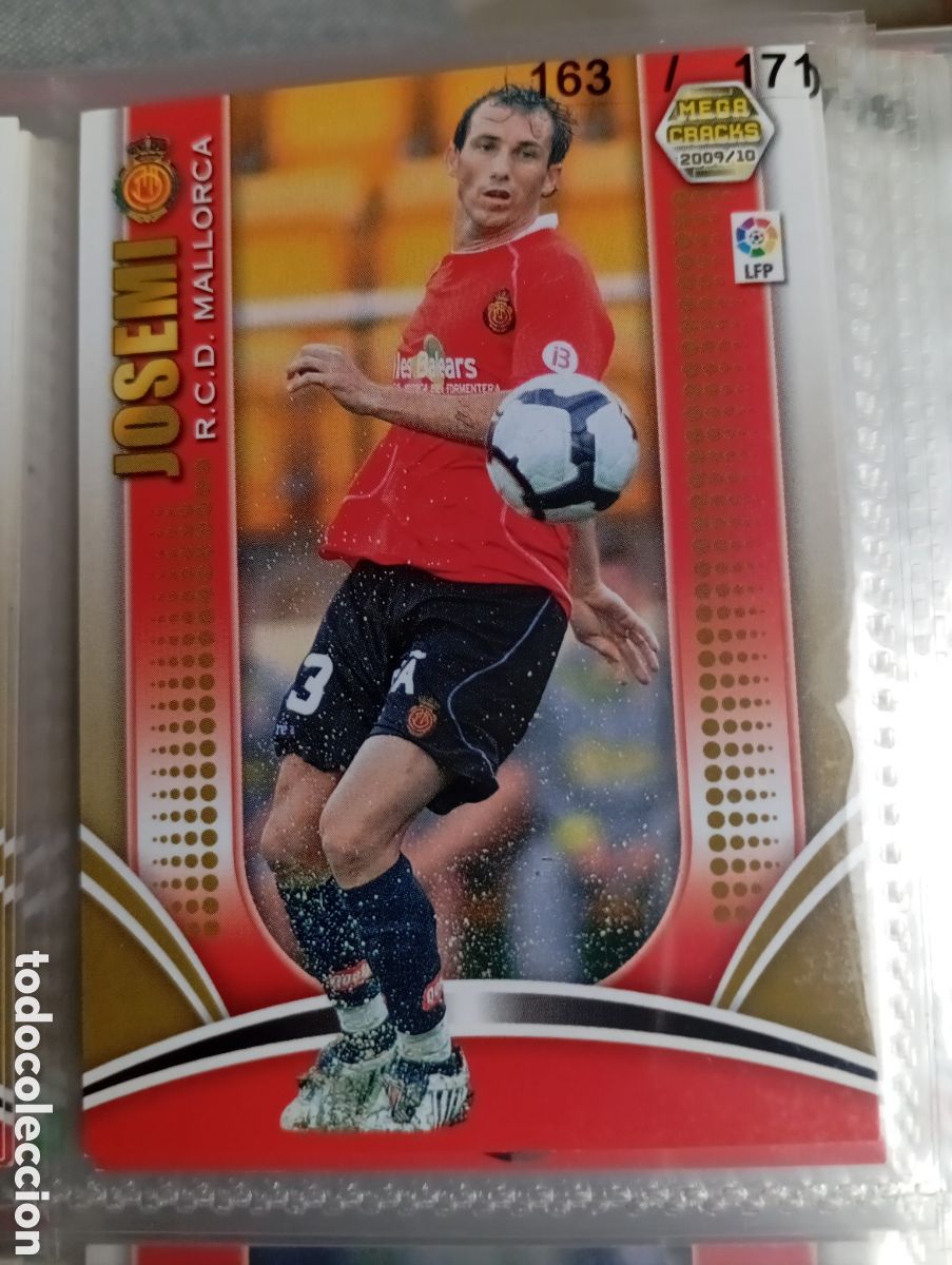 Fu&szlig;ball-Sticker: JOSEMI RCD MALLORCA Cromo ficha de futbol Megacracks 2009-2010 MGK 09-10 PANINI