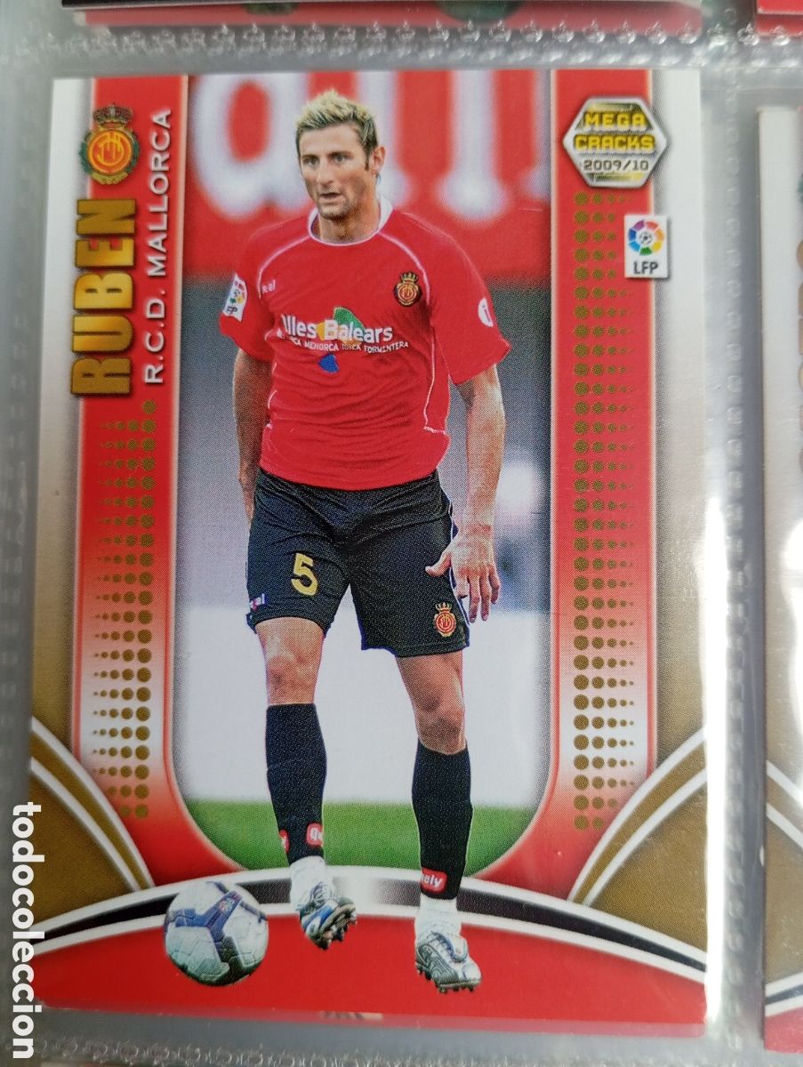 Fu&szlig;ball-Sticker: RUBEN RCD MALLORCA Cromo ficha de futbol Megacracks 2009-2010 MGK 09-10 PANINI