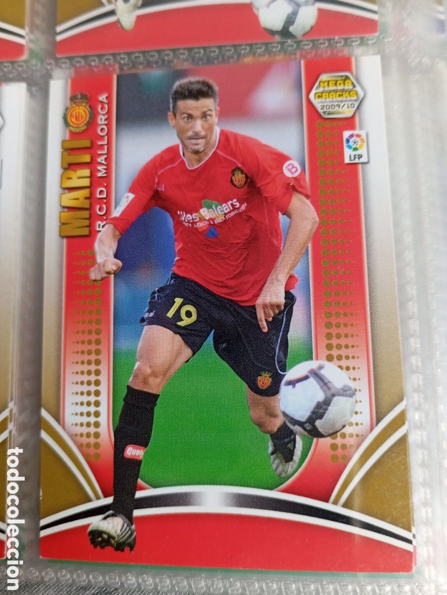 Fu&szlig;ball-Sticker: MARTI RCD MALLORCA Cromo ficha de futbol Megacracks 2009-2010 MGK 09-10 PANINI