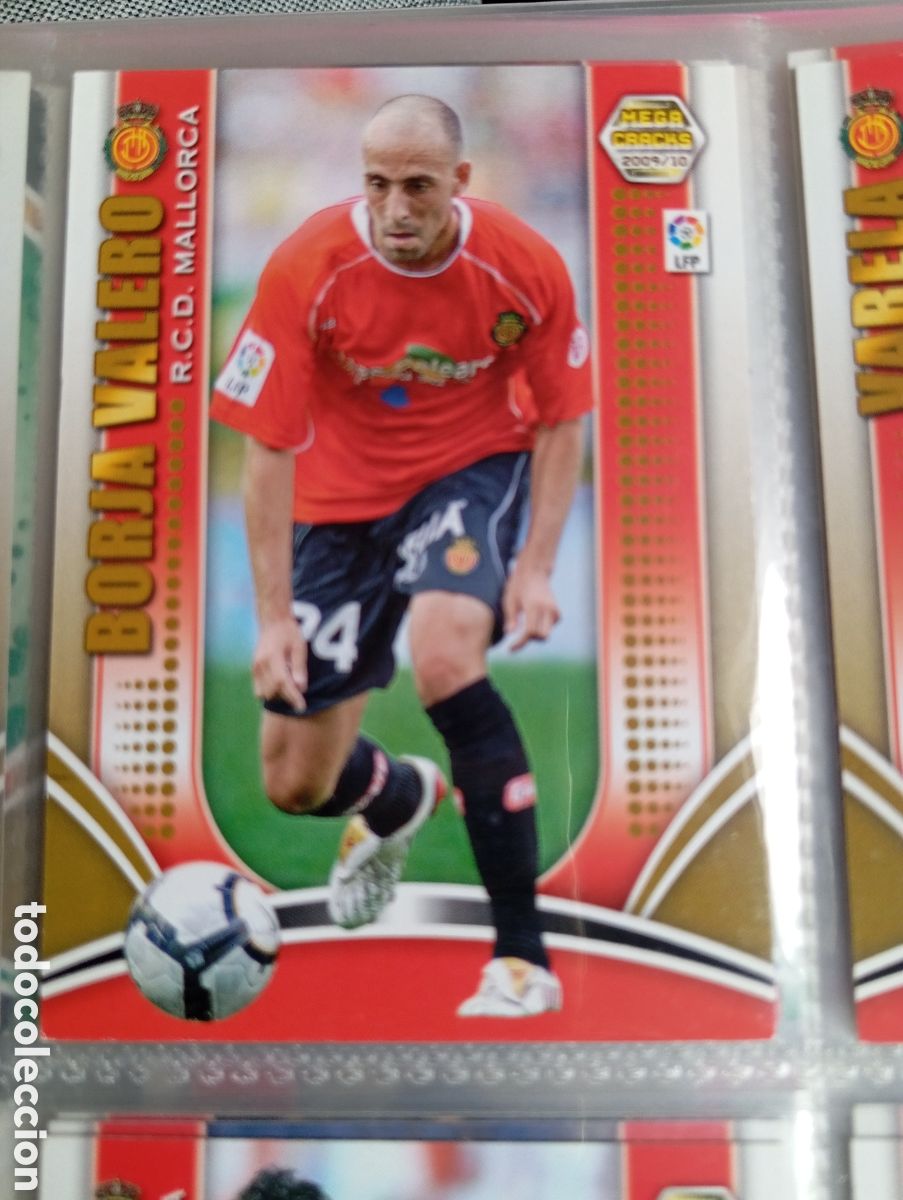 Figurine di Calcio: BORJA VALERO RCD MALLORCA Cromo ficha de futbol Megacracks 2009-2010 MGK 09-10 PANINI