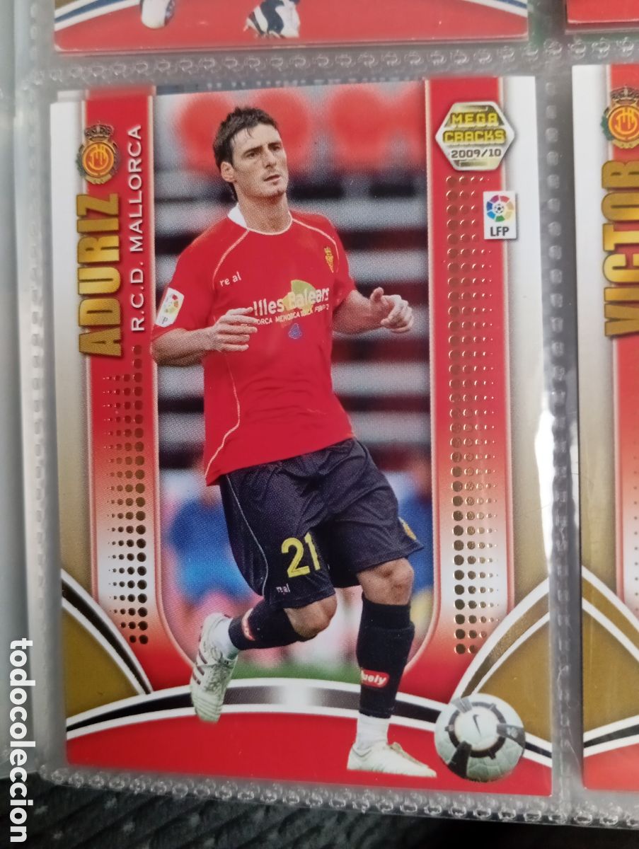 Figurine di Calcio: ADURIZ RCD MALLORCA Cromo ficha de futbol Megacracks 2009-2010 MGK 09-10 PANINI