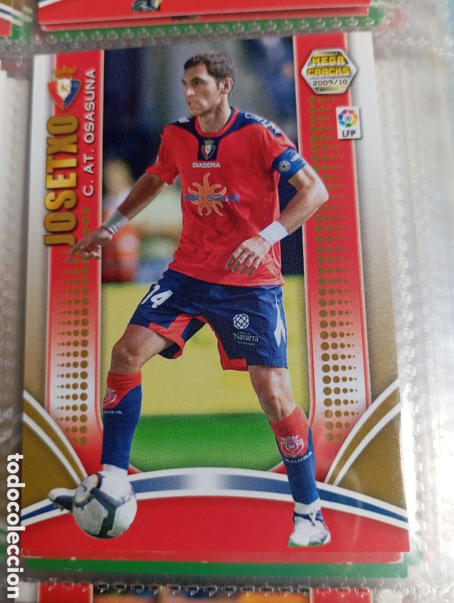 Figurine di Calcio: JOSETXO C. AT. OSASUNA Cromo ficha de futbol Megacracks 2009-2010 MGK 09-10 PANINI
