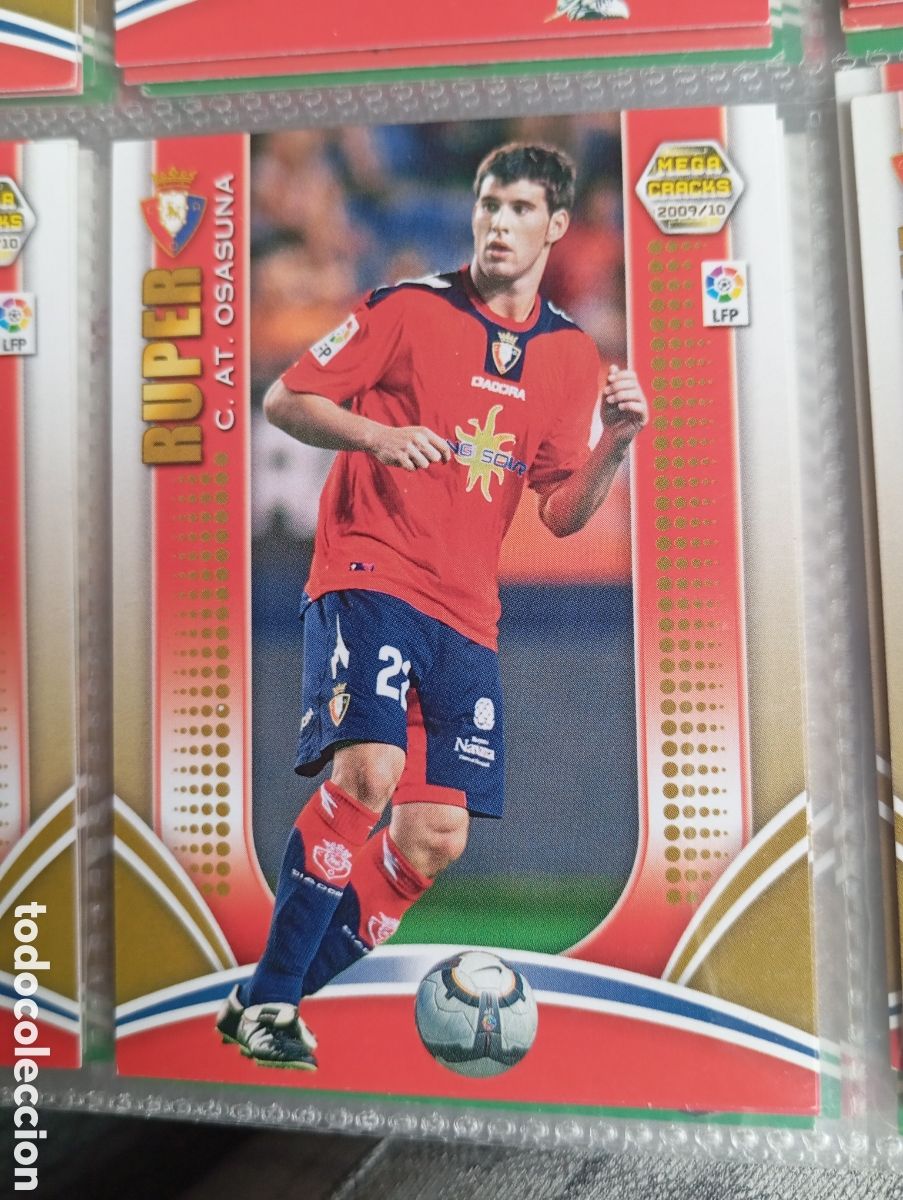 Figurine di Calcio: RUPER C. AT. OSASUNA Cromo ficha de futbol Megacracks 2009-2010 MGK 09-10 PANINI