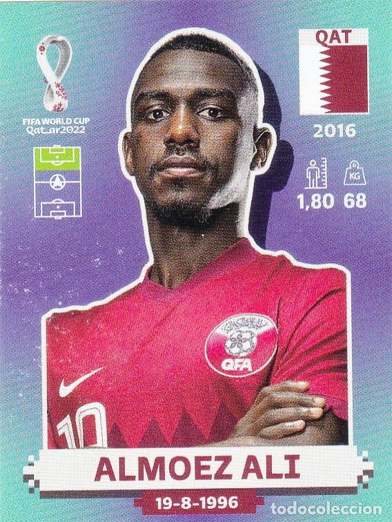 Fu&szlig;ball-Sticker: FIFA WORLD CUP QATAR - SELECCI&Oacute;N DE QATAR N&ordm; 19 ALMOEZ ALI (A-17)