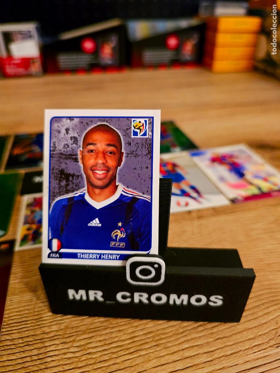 Football Stickers: ⚽️henry- liga - megacracks - topps - panini - mundicromo - francia - Barcelona arsenal - mundial⚽️