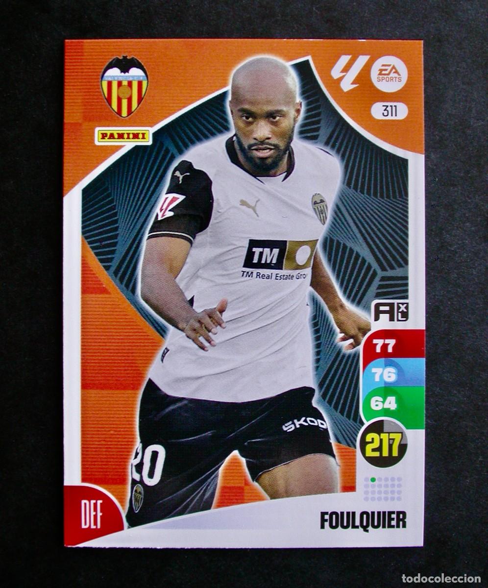 Fu&szlig;ball-Sticker: 311 FOULQUIER / VALENCIA / ADRENALYN XL LIGA 2024-2025 24-25 / PANINI