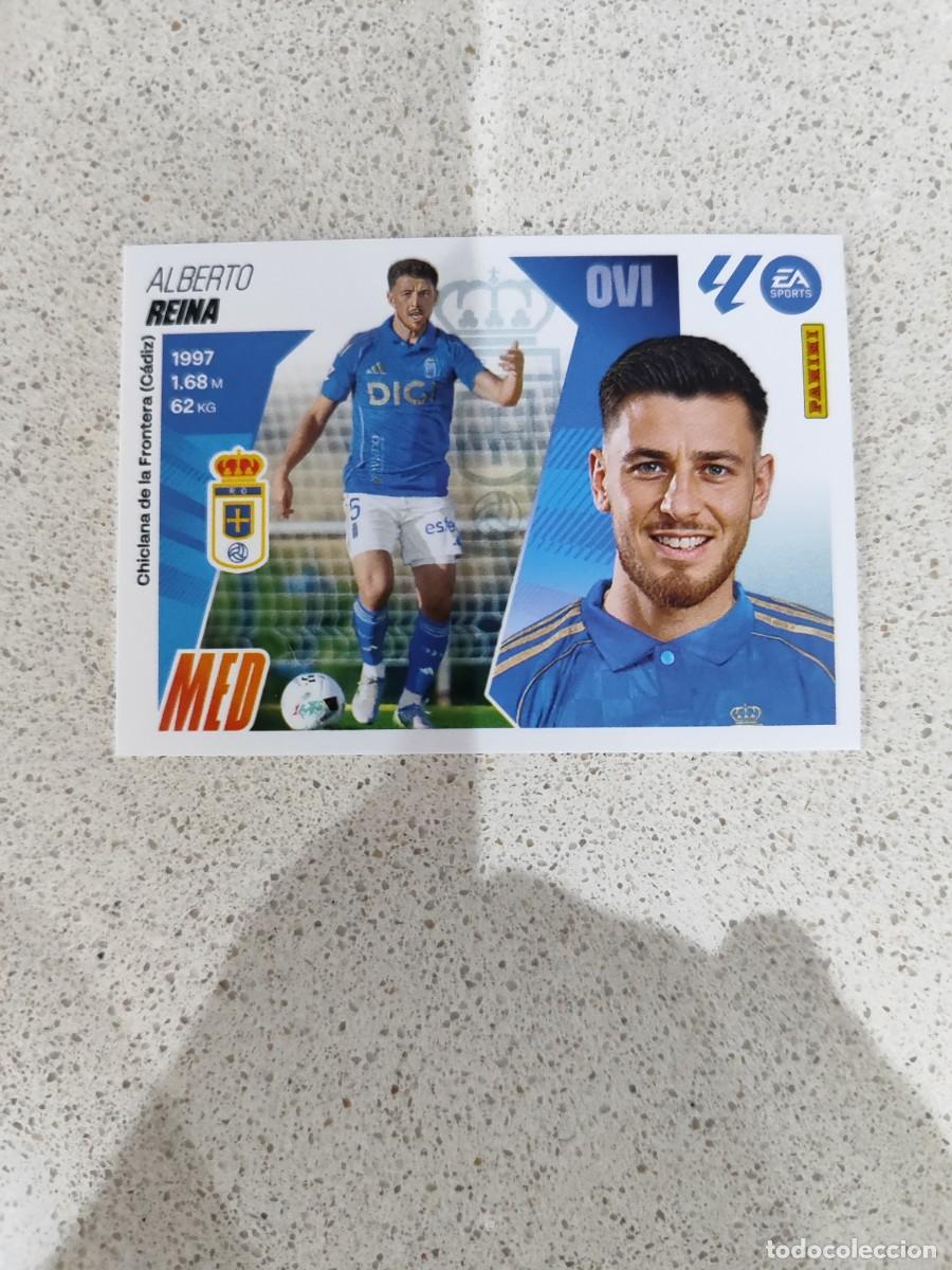 Figurine di Calcio: CROMO REINA OVIEDO N&Uacute;MERO 12. LIGA ESTE 25/26. SEGUNDA EDICI&Oacute;N.