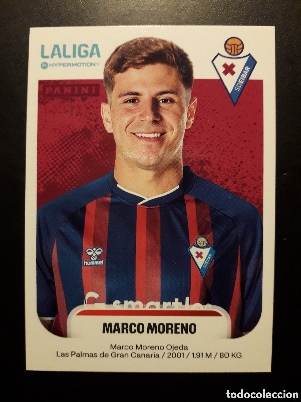 Cromos de F&uacute;tbol: MARCO MORENO EIBAR N&deg; 197 LALIGA HYPERMOTION 25 26 2025 2026 PANINI SIN PEGAR PEDIDO M&Iacute;NIMO 3&euro;