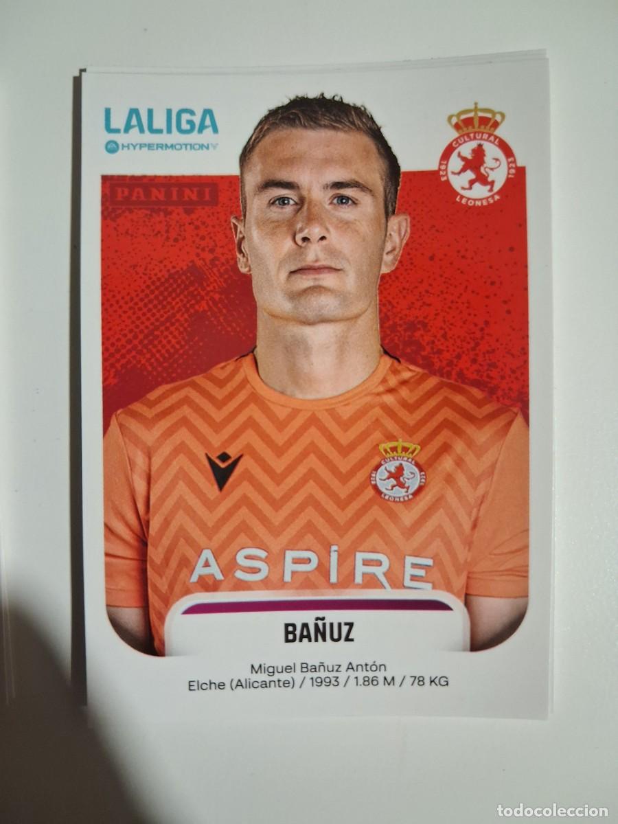 Cromos de f&uacute;tbol: Liga Hypermotion 25/26 Sin Pegar Cultural Leonesa 157 Ba&ntilde;uz
