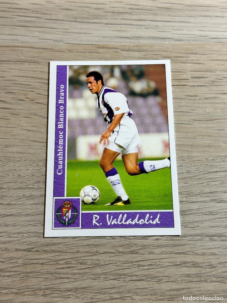 Cromos de Futebol: 327 BLANCO CORREGIDO VALLADOLID FICHAS LIGA MUNDICROMO 2001 2002 01 02