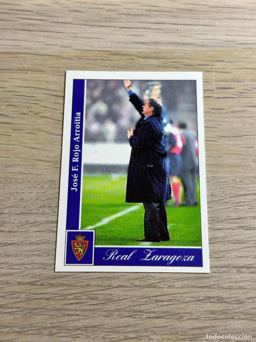Cromos de F&uacute;tbol: 338 TXETXU ROJO ZARAGOZA FICHAS LIGA MUNDICROMO 2001 2002 01 02