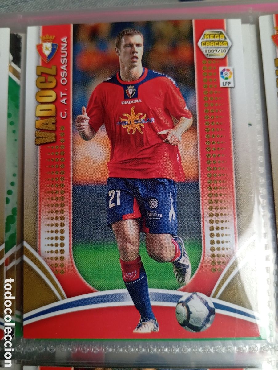Fu&szlig;ball-Sticker: VADOCZ C. AT. OSASUNA Cromo ficha de futbol Megacracks 2009-2010 MGK 09-10 PANINI