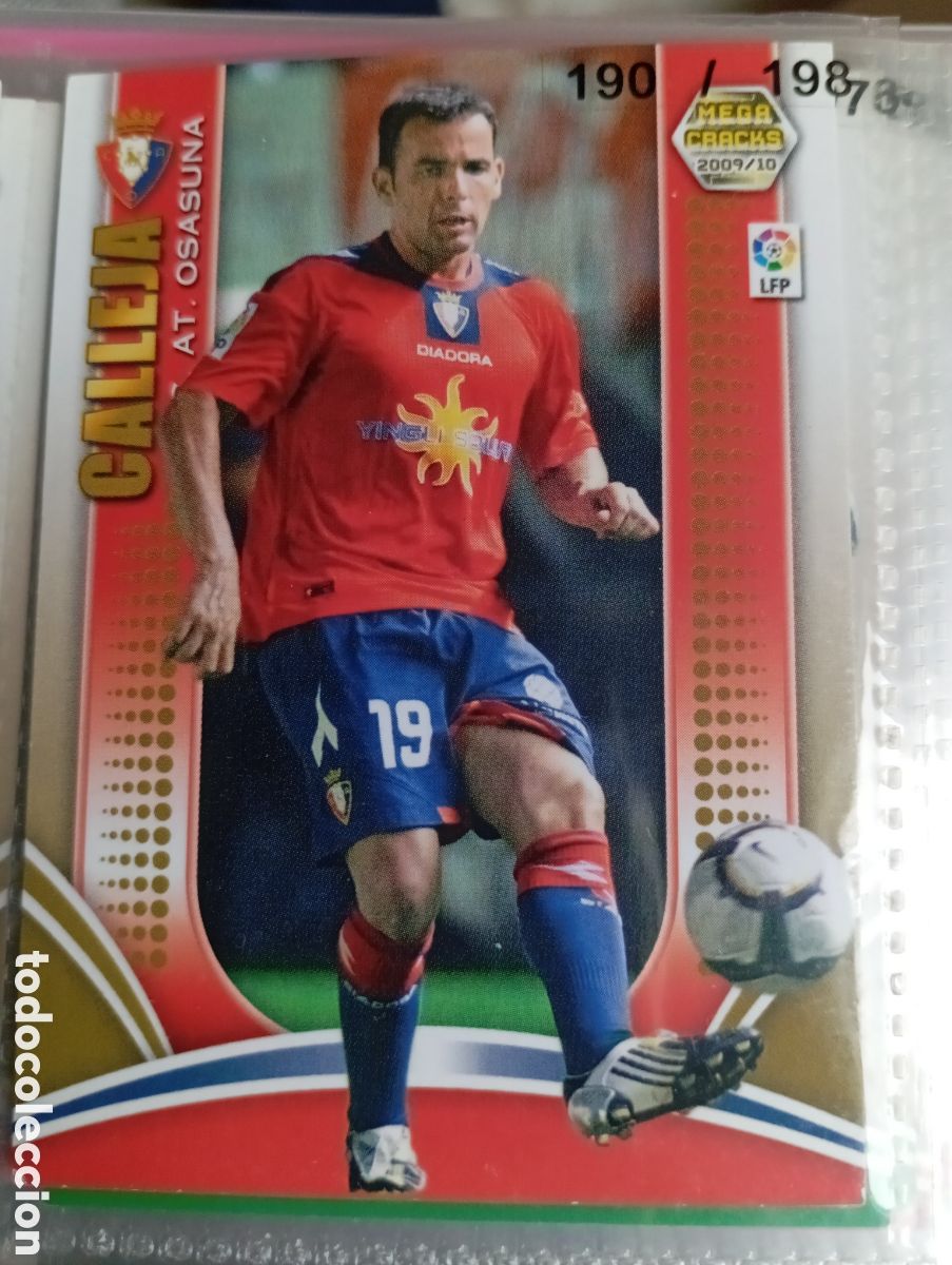 Figurine di Calcio: CALLEJA C. AT. OSASUNA Cromo ficha de futbol Megacracks 2009-2010 MGK 09-10 PANINI