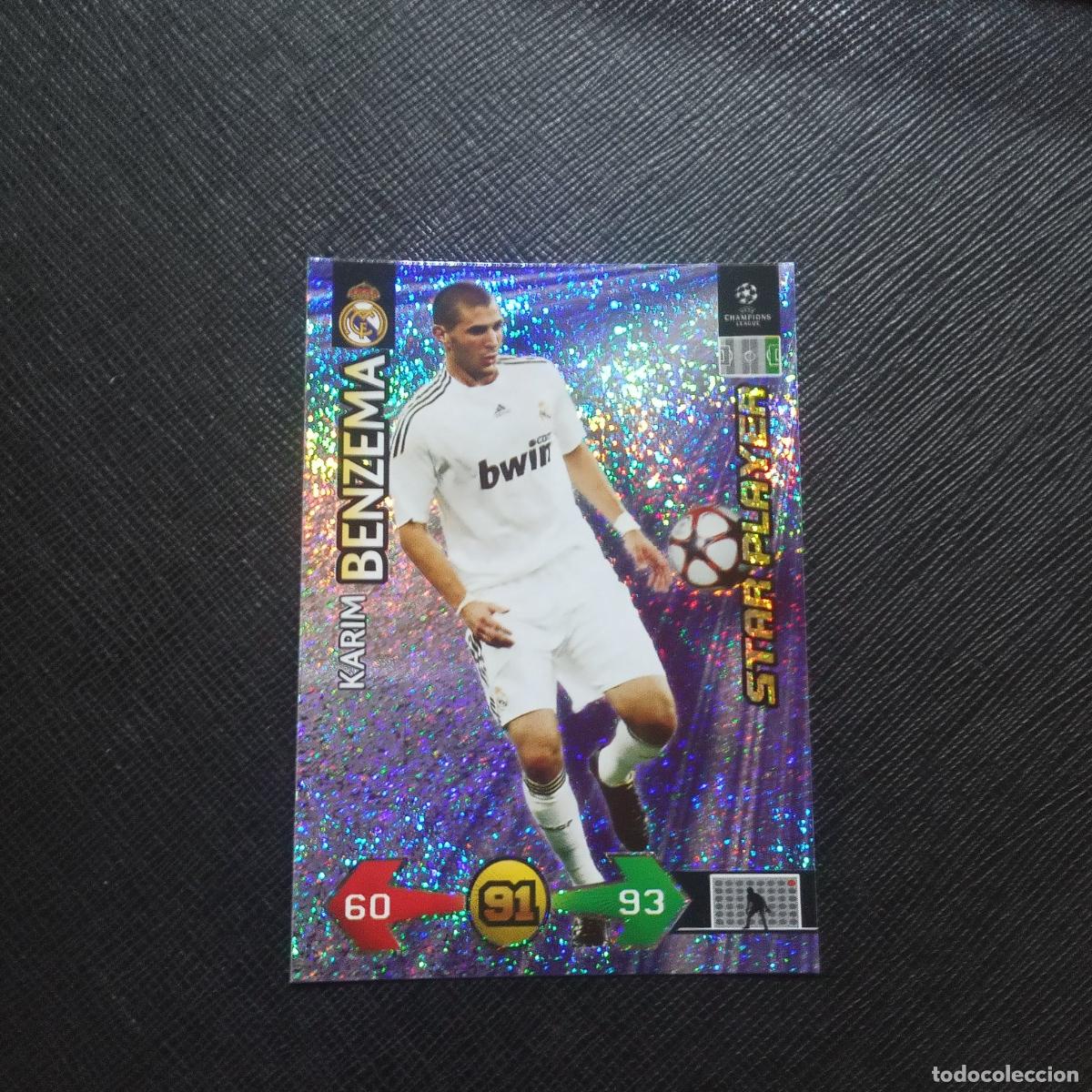 Cromos de F&uacute;tbol: BENZEMA REAL MADRID PANINI CHAMPIONS SUPER STRIKES 2009 2010 09 10 - A125 PG514 STAR PLAYER