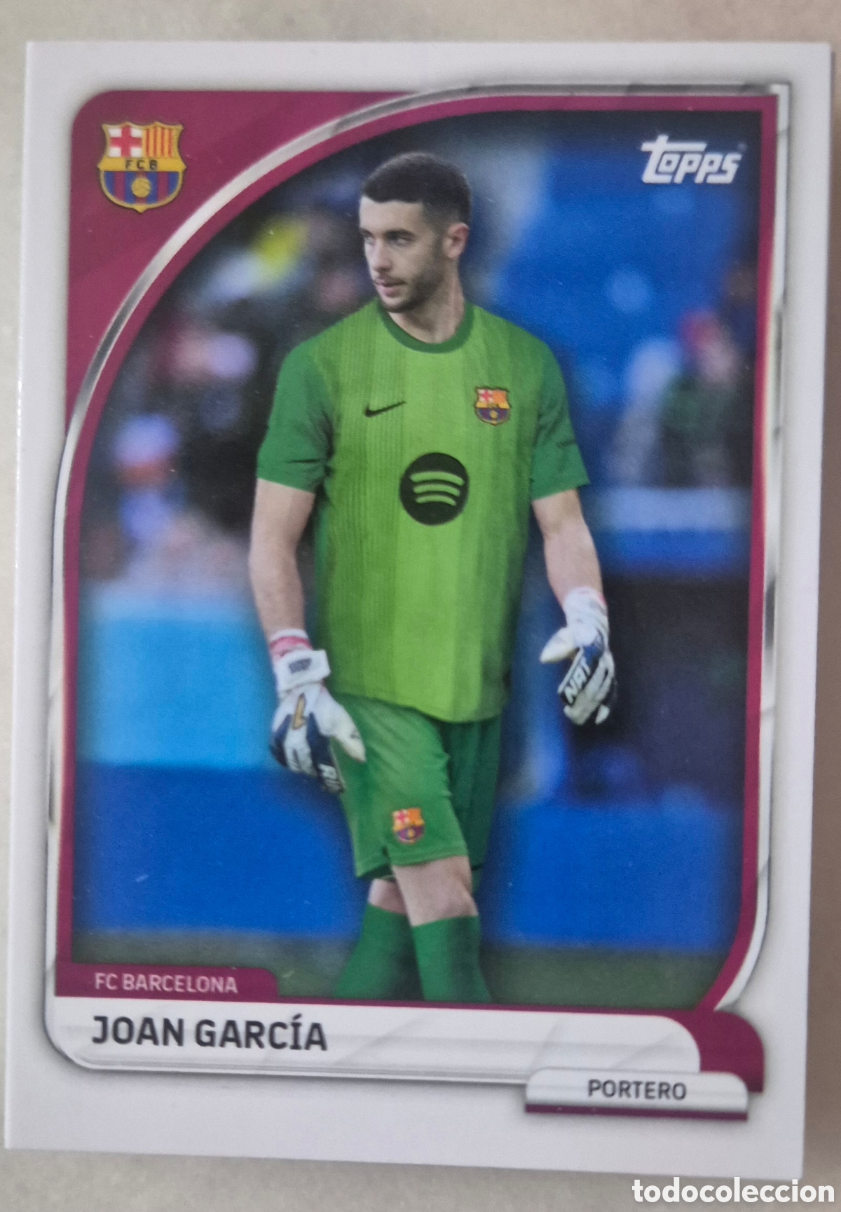 Cromos de Futebol: Joan Garc&iacute;a barcelona topps collector tin 25 26