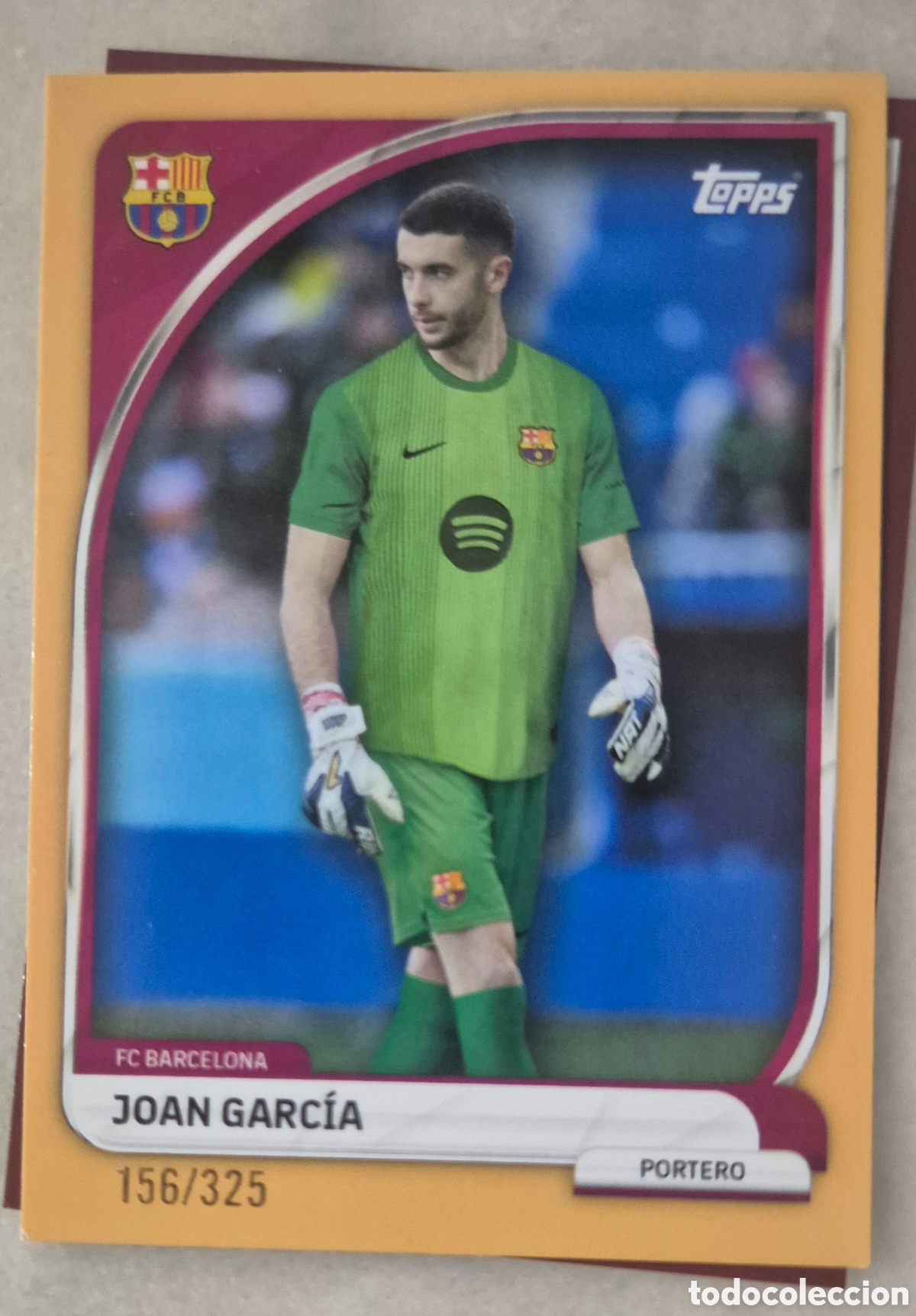 Cromos de Futebol: Joan Garc&iacute;a barcelona topps collector tin 25 26 numerada