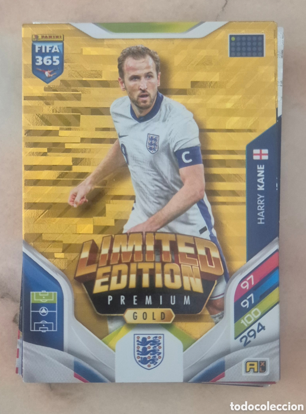 Cromos de F&uacute;tbol: Kane Inglaterra limited premium gold fifa 365 2026
