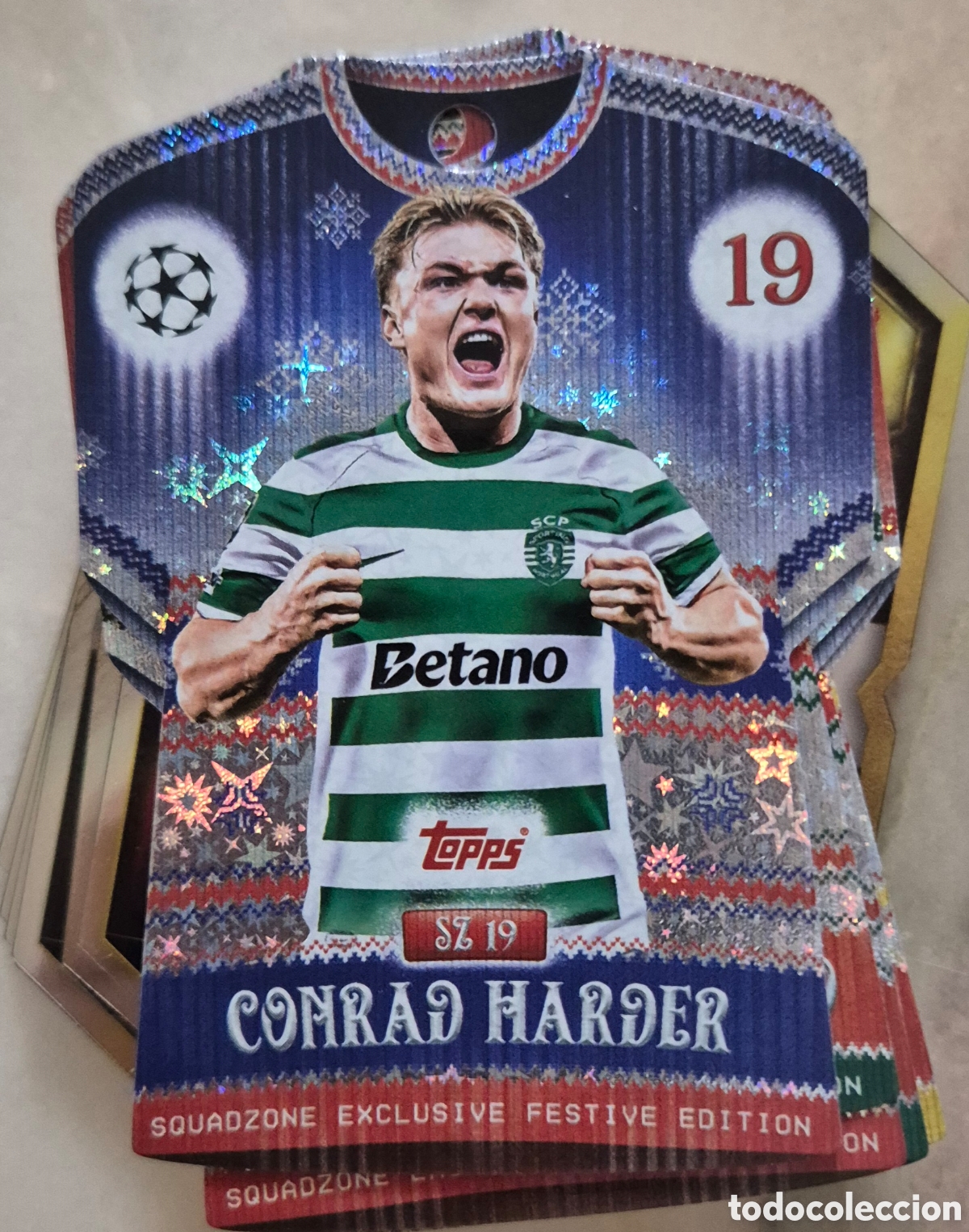 Cromos de F&uacute;tbol: SZ19 harder sporting de Lisboa squadzone topps match attax 2026
