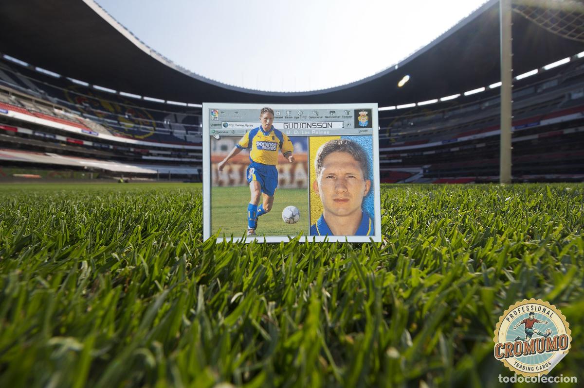 Figurine di Calcio: Gudjonsson - Las Palmas - 2001 2002 01 02 - Cromo Ediciones Este - Nunca Pegado