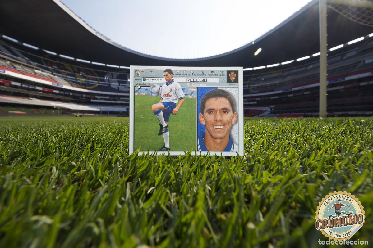 Cromos de f&uacute;tbol: Rebosio - Zaragoza - 2001 2002 01 02 - Cromo Ediciones Este - Nunca Pegado