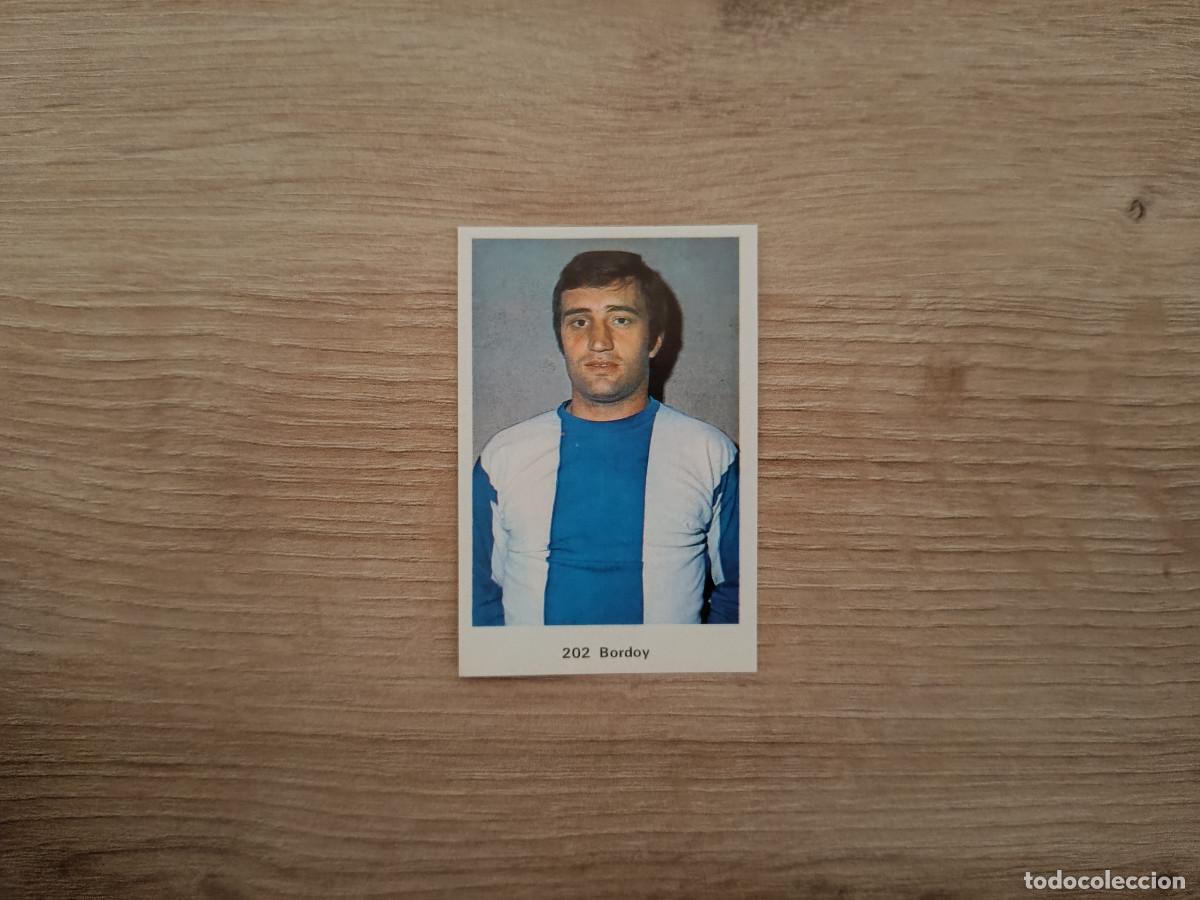 Cartes &agrave; collectionner de Football: CROMO DE F&Uacute;TBOL EDITORIAL RUIZ ROMERO 202 BORDOY SIN PEGAR NUNCA PEGADO 72 73 1972 1973
