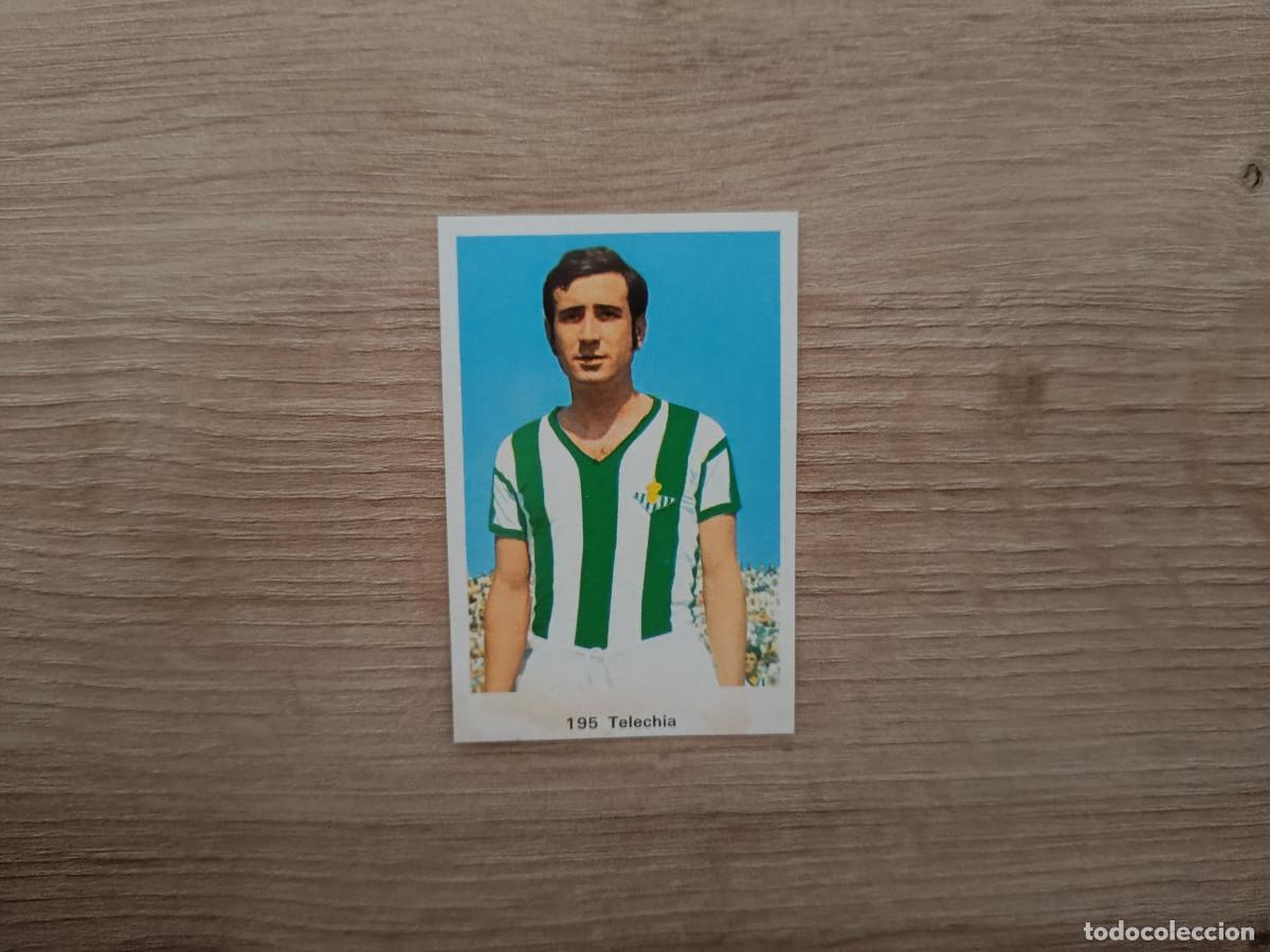 Cromos de F&uacute;tbol: CROMO DE F&Uacute;TBOL EDITORIAL RUIZ ROMERO 195 TELECHIA SIN PEGAR NUNCA PEGADO 72 73 1972 1973