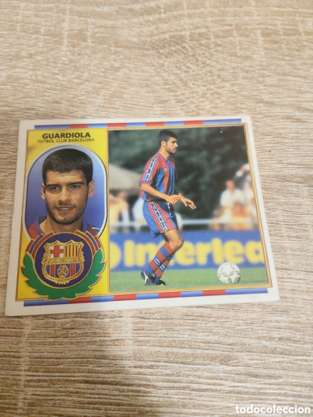 Cromos de f&uacute;tbol: Guardiola Barcelona liga 1996 1997 96 97 ediciones este