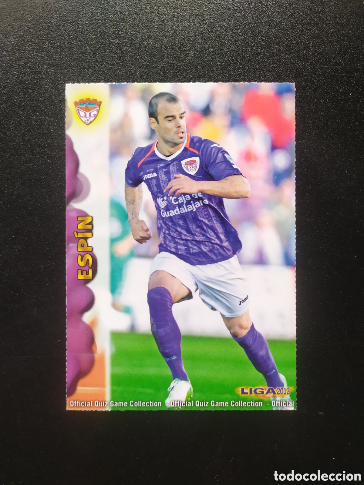 Cromos de f&uacute;tbol: Mundicromo fichas liga 2012 2013 12 13 Espin n&deg; 1006 Guadalajara