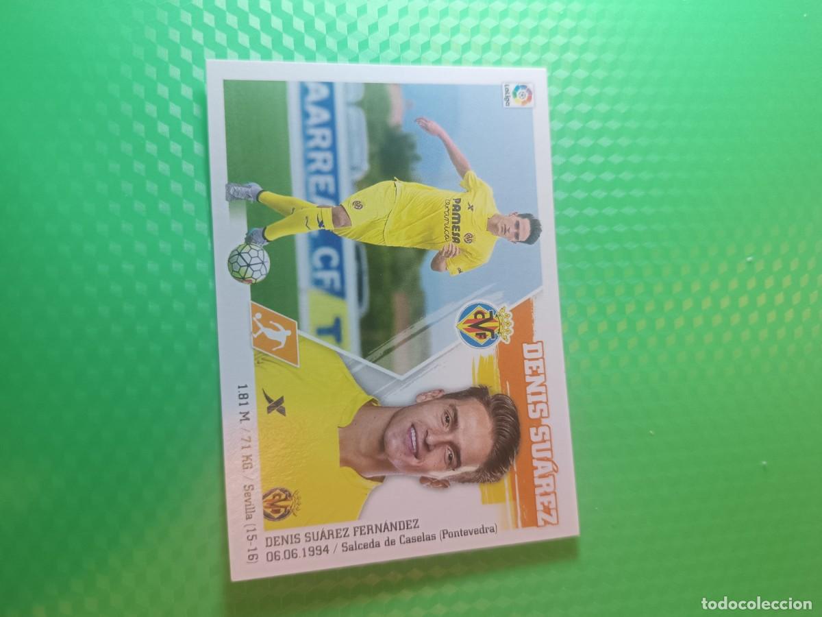 Figurine di Calcio: 14 bis Coloca DENIS SU&Aacute;REZ Villarreal Colecciones Este 2015 2016 liga panini 15 16