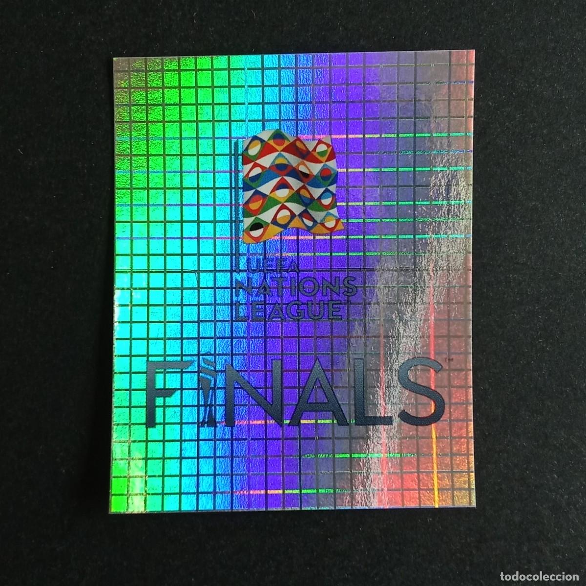 Football Stickers: CROMO FUTBOL THE ROAD TO UEFA NATIONS LEAGUE 2022 TOPPS 3 LOGO TORNEO NUNCA PEGADO