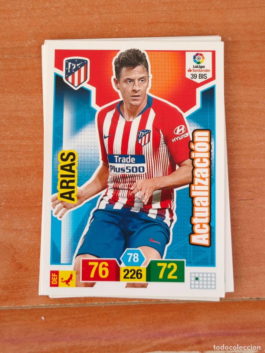 Cromos de f&uacute;tbol: arias, adrenalyn 2018 19 actualizacion