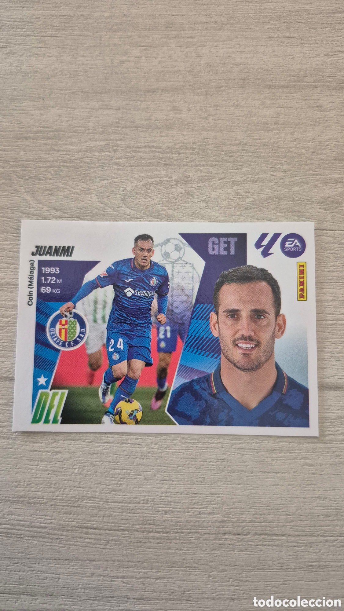 Fu&szlig;ball-Sticker: N&deg;18 Getafe Juanmi Liga Este 25/26