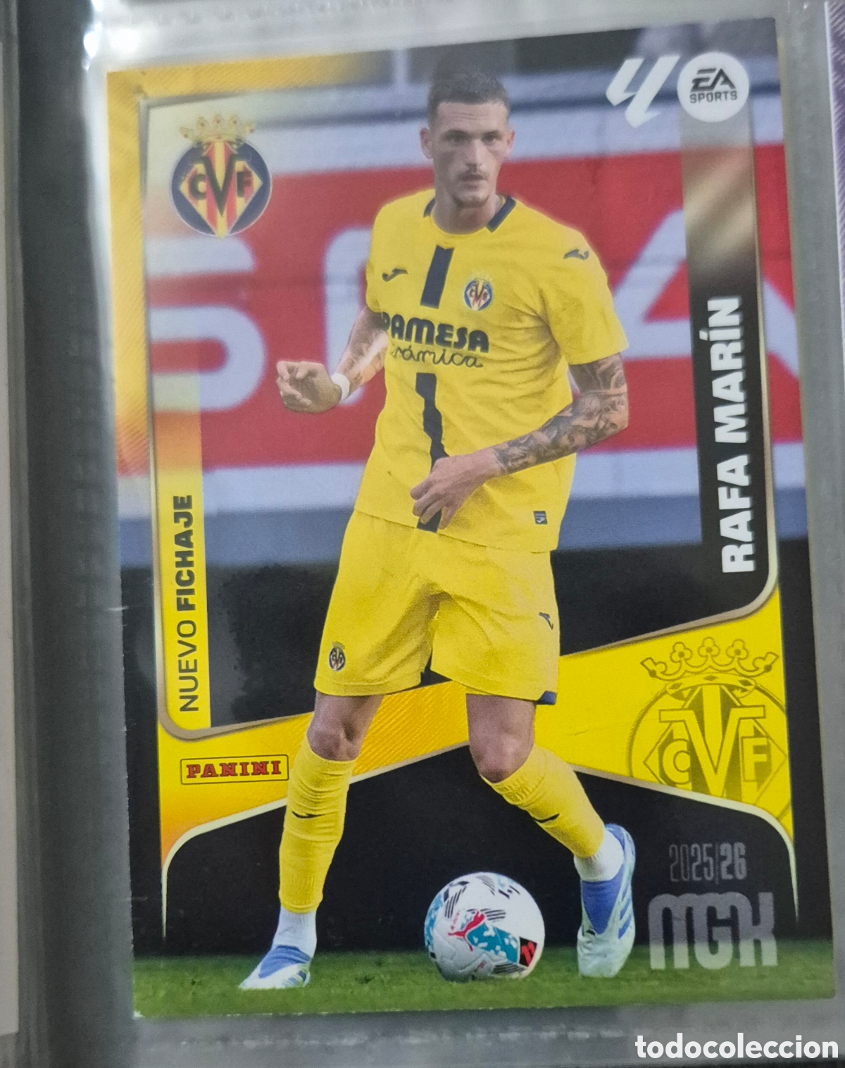 Fu&szlig;ball-Sticker: Rafa marin villareal fichaje megacracks 25 26