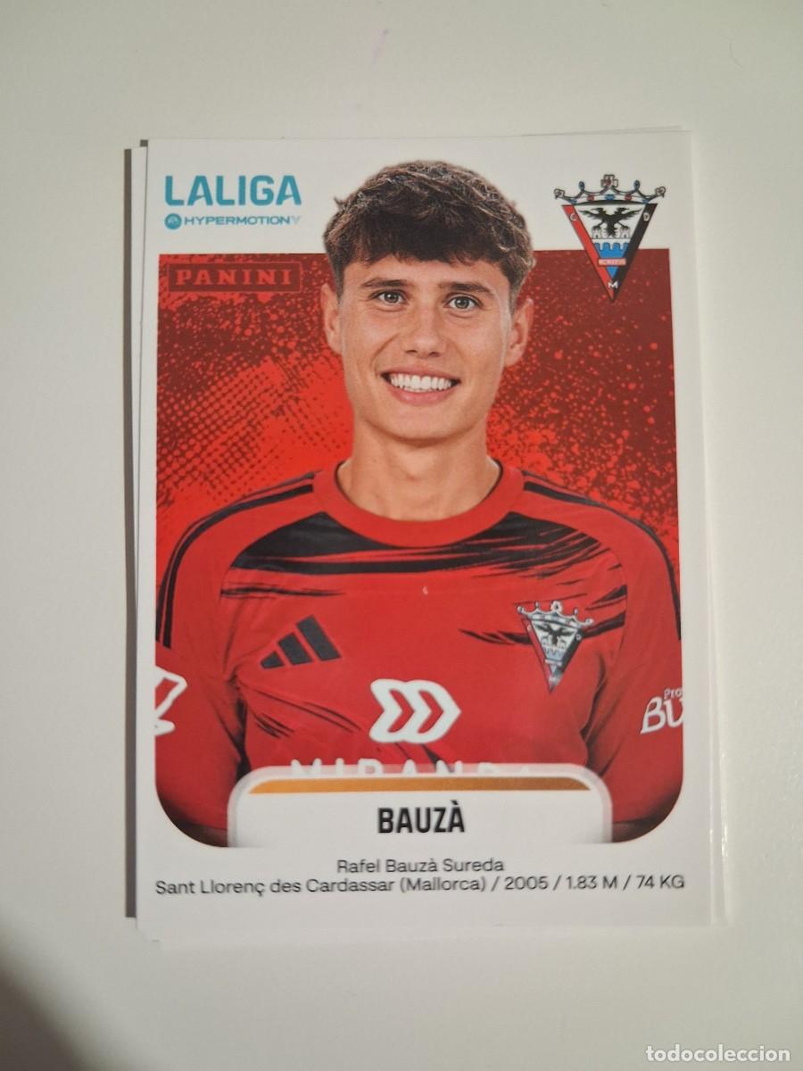Fu&szlig;ball-Sticker: Liga Hypermotion 25/26 Sin Pegar Mirandes 318 Bauza